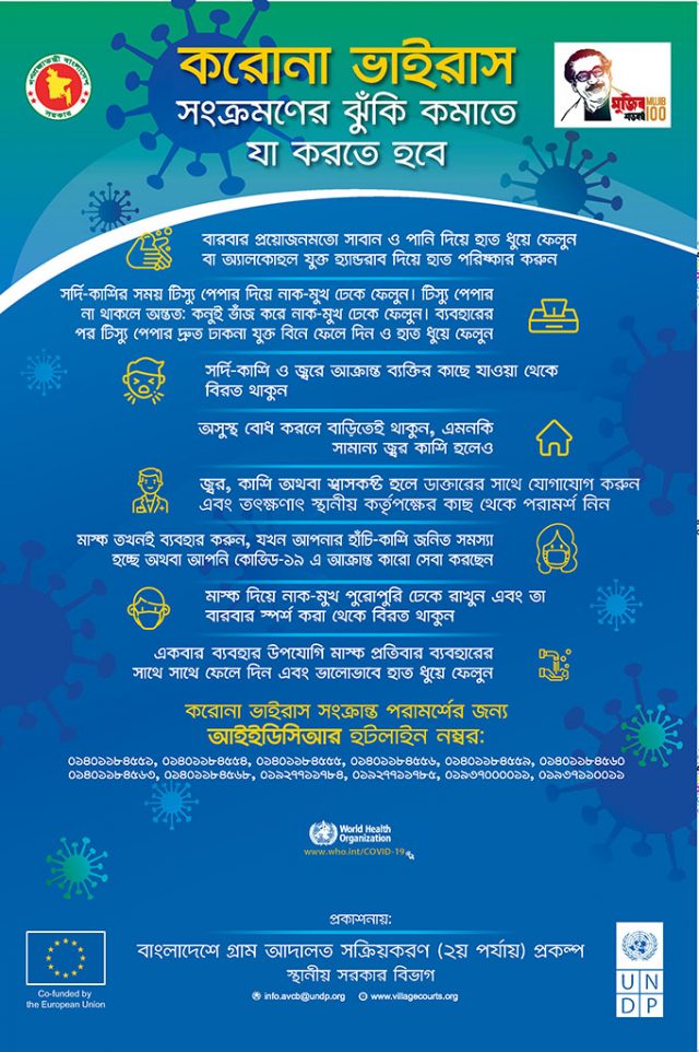 Poster on COVID-19 Awareness in Bangla - publication_image